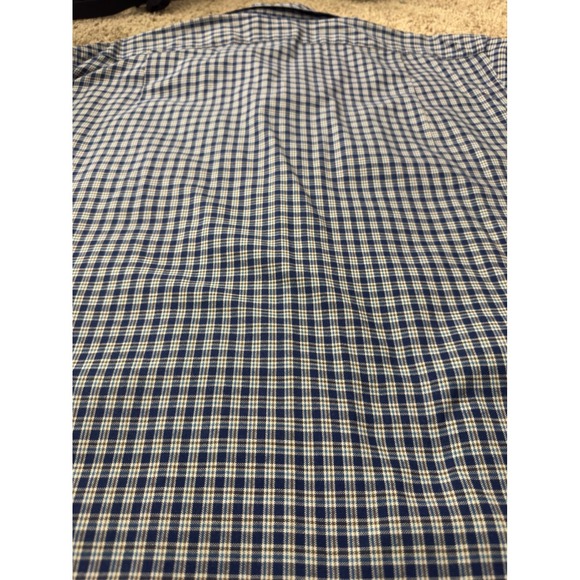 Pristine Vintage Rare Double RL Tartan Blue Collar Shirt Mens XXL VTLB-260 - Picture 6 of 11